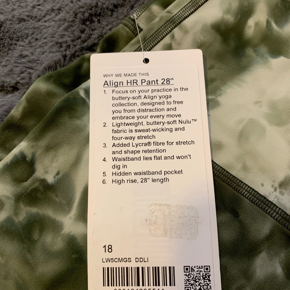 Lululemon align hr pant 28” - Picture 6 of 6